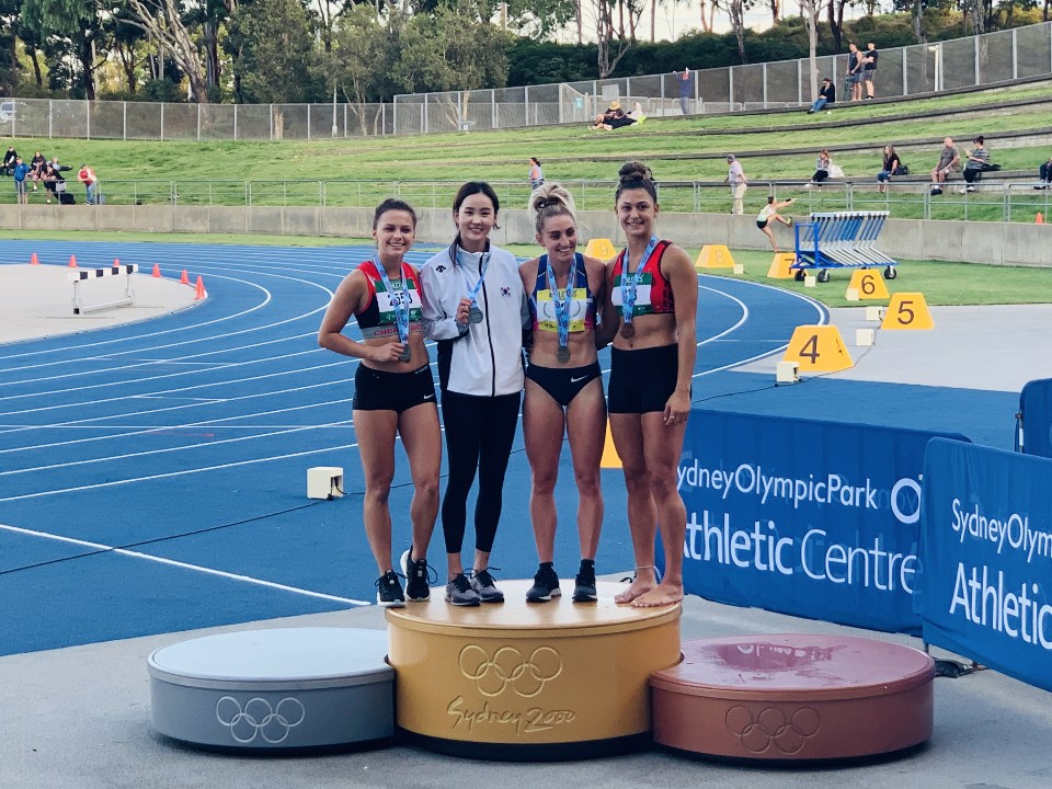 Á¤Çý¸², NSW Open Championships ¿©ÀÚ 100mÇãµé 2À§(13ÃÊ64)